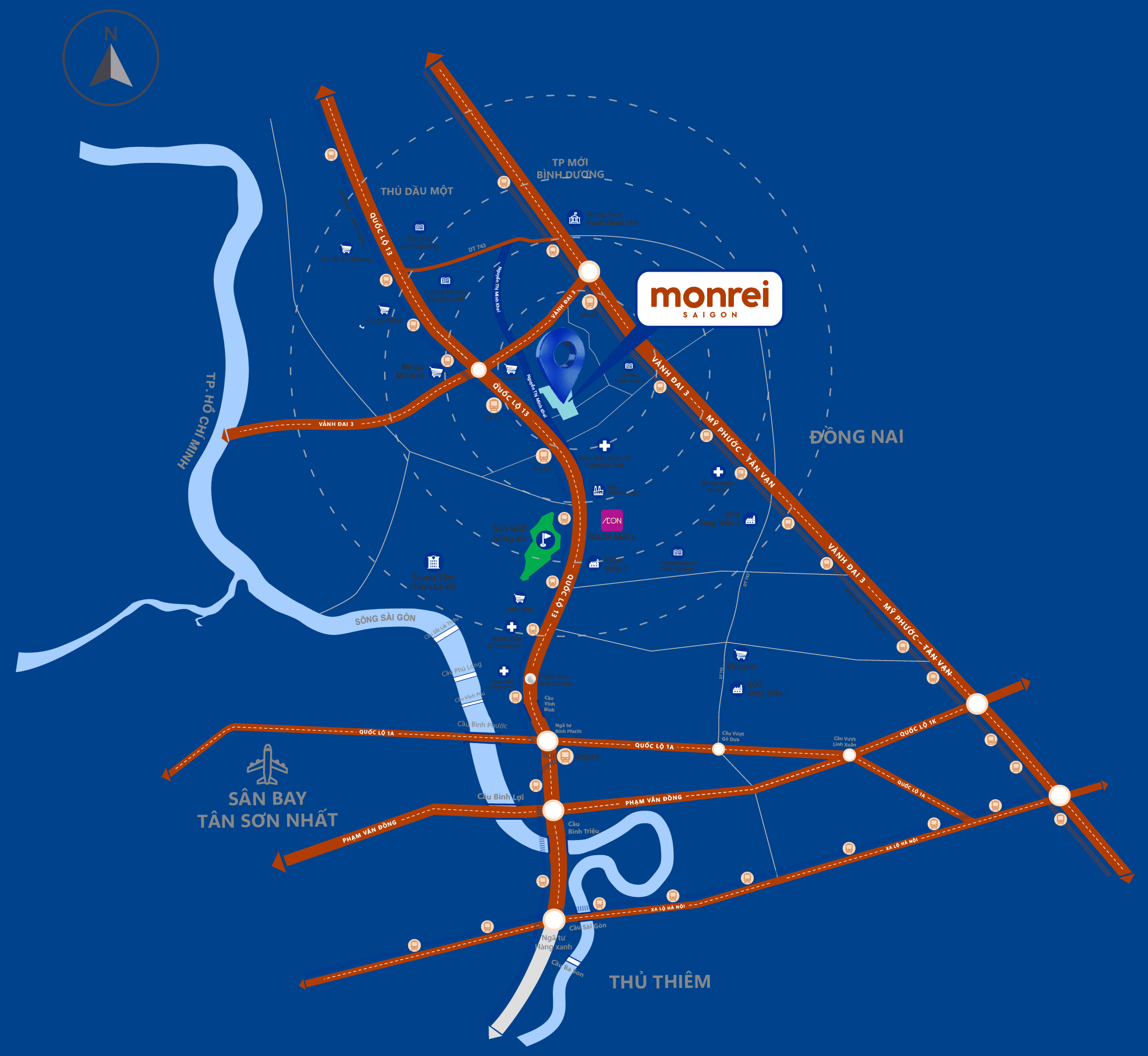 map monrei saigon