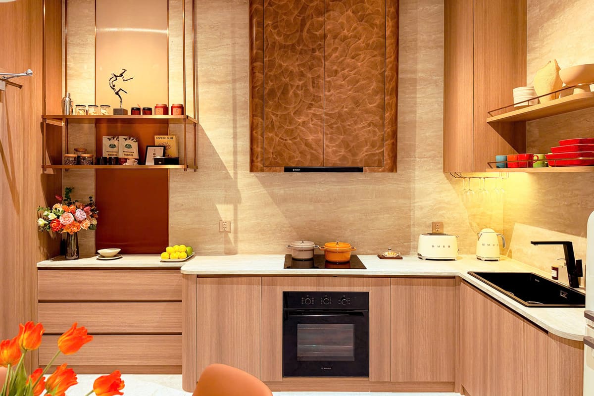 nha mau monrei saigon nha bep