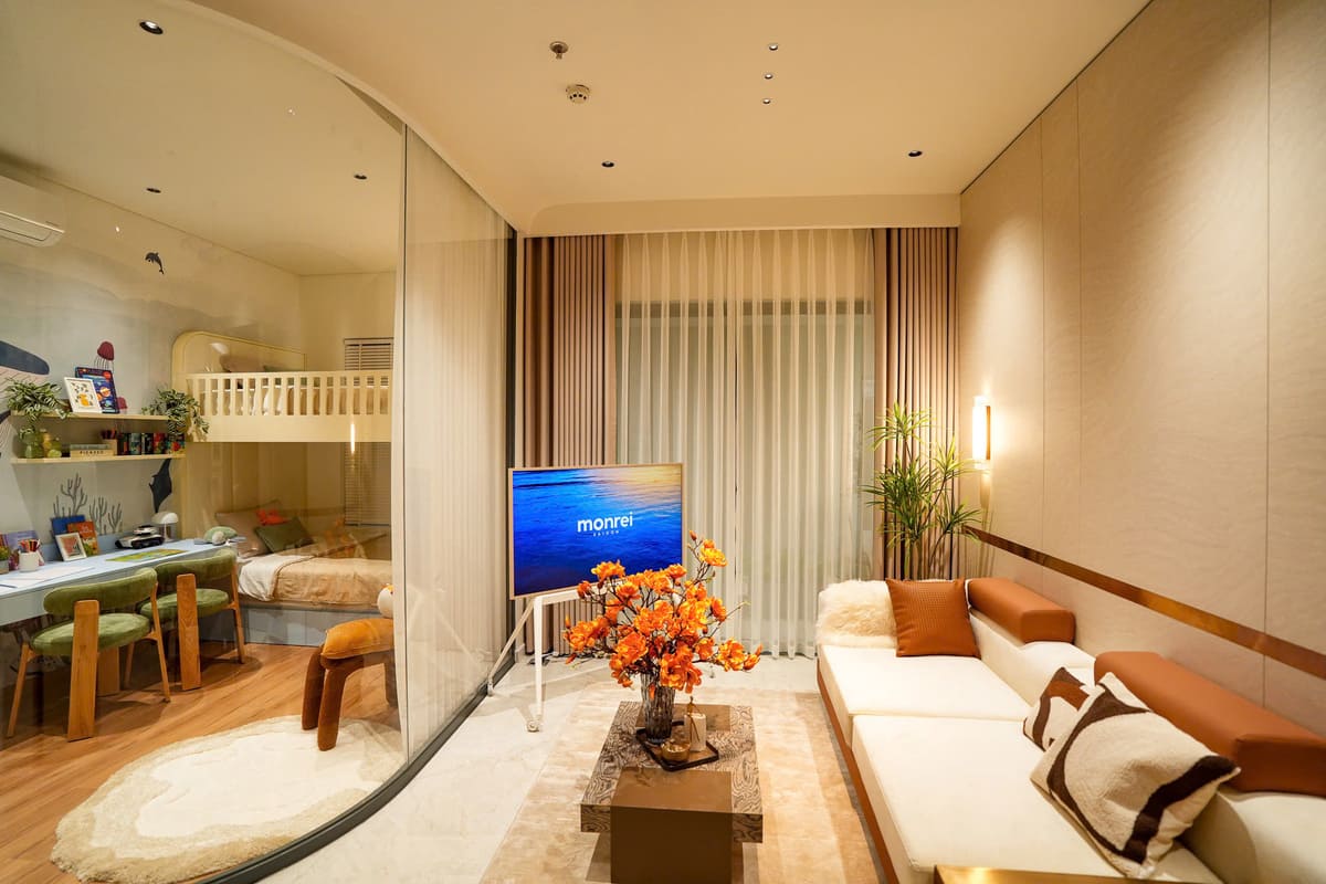 nha mau monrei saigon phong khach